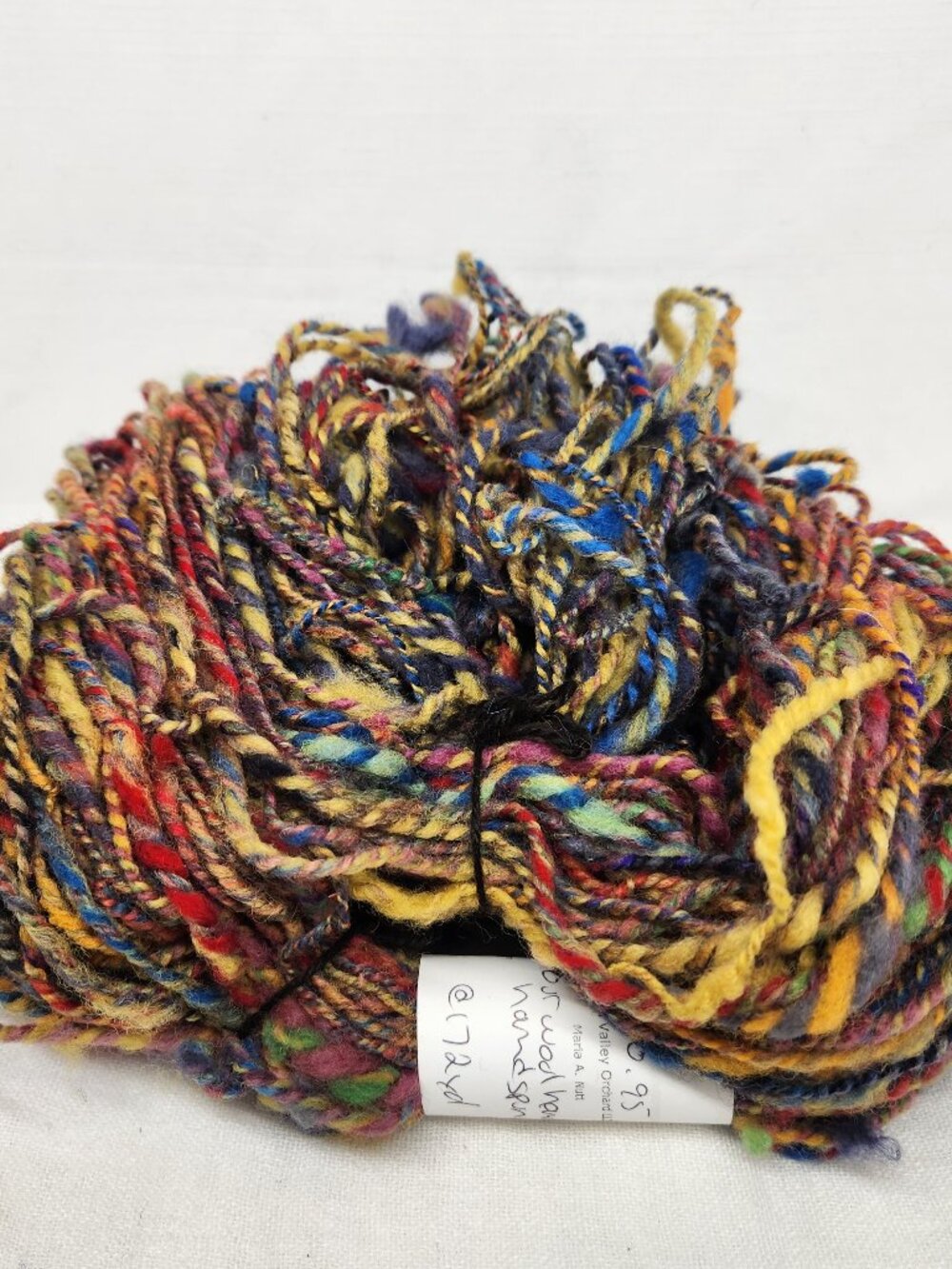 Wool Handspun Hand Dyed 172 Yards 30.95 Warm Valley Orchard